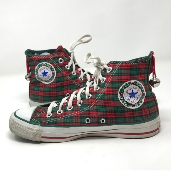 christmas converse high tops